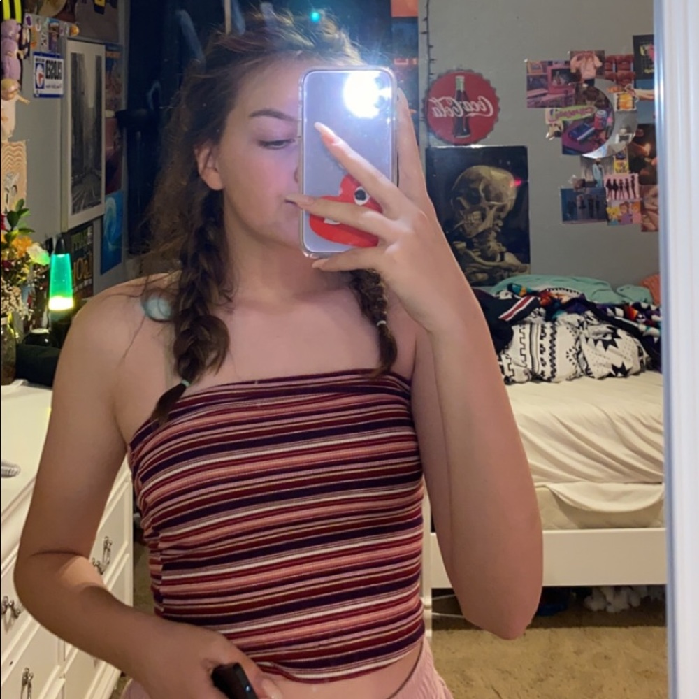 american eagle tube top